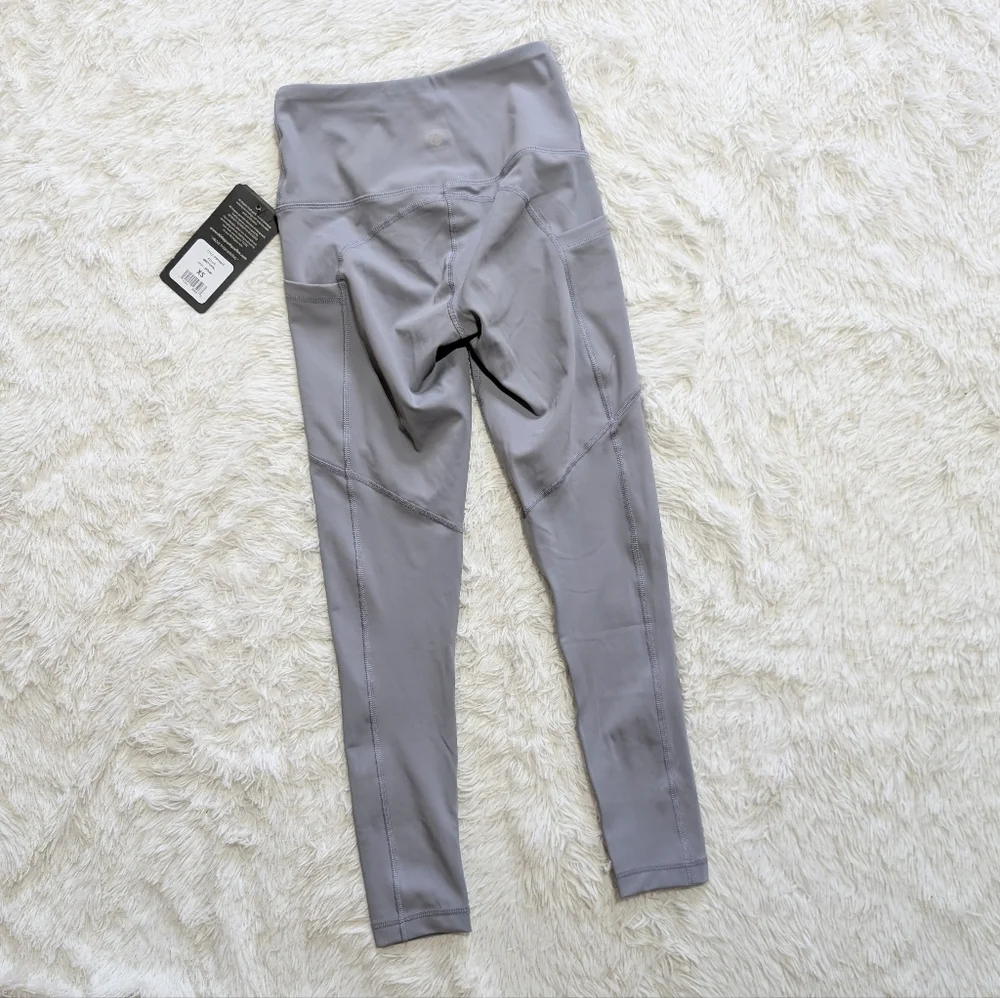 NWT 90 Degree by Reflex Grey Squat Proof High Waist Legging Size XS - Picture 6 of 13